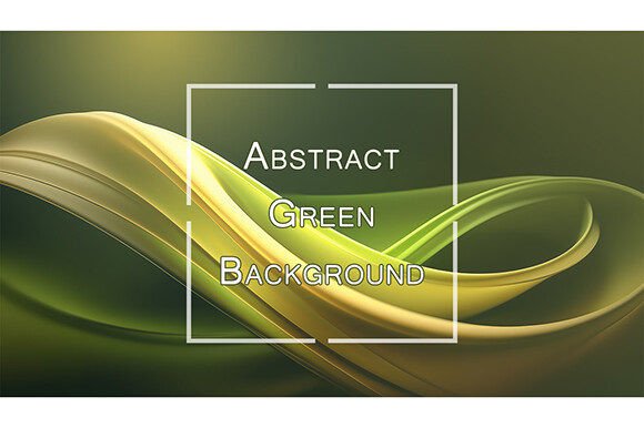 Abstract Green Background for Premium Digital Design