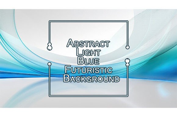 Abstract Light Blue Futuristic Background