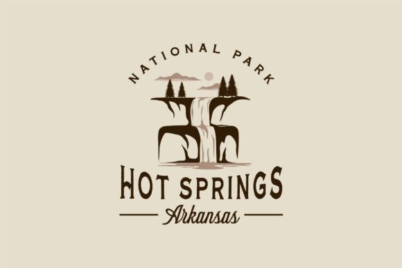 Arkansas Hot Springs Logo Vector Vintage: A Strategic Design Choice for Travel and Outdoor Brands
