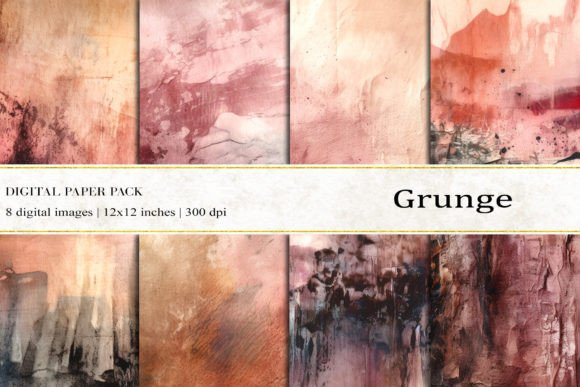 Blush Grunge Digital Papers: A Practical Evaluation for Creative Professionals