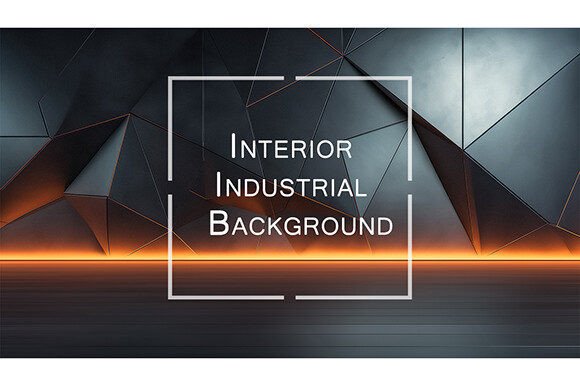 Interior Industrial Background: Strategic Applications for Professional Branding