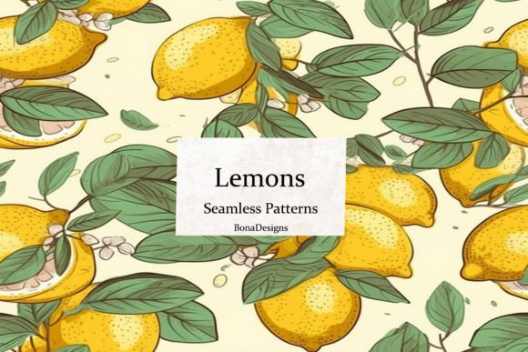 Lemons Seamless Pattern: A Strategic Asset for Visual Branding and Creative Operations