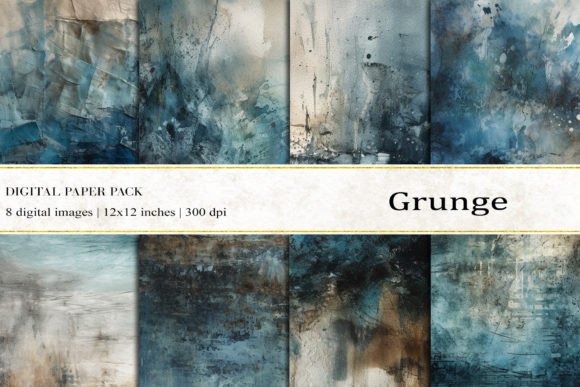 Light Blue Grunge Digital Papers: A Practical Asset for Creative Workflows