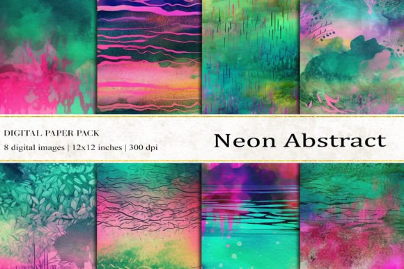Neon Abstract Digital Papers: A Comprehensive Guide to Selection and Application