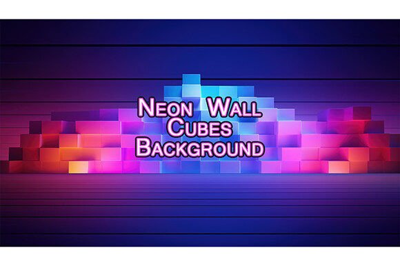 Neon Wall Cubes Background: The Ultimate Digital Asset for Modern Creators