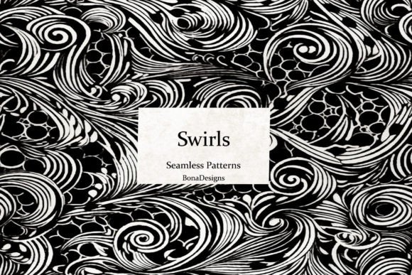 Swirls Seamless Pattern: Creative Digital Paper for Designers