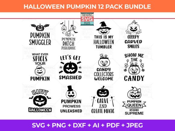 Unleash Your Creativity with the Ultimate Pumpkin Halloween Party Svg Bundle