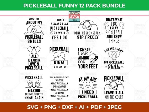 Unlock Your Creativity with the Ultimate Pickleball Lover Bundle: A Comprehensive Guide to Digital Design Assets