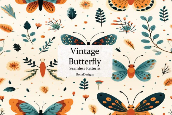 Unlocking Creativity with the Vintage Butterfly Seamless Pattern